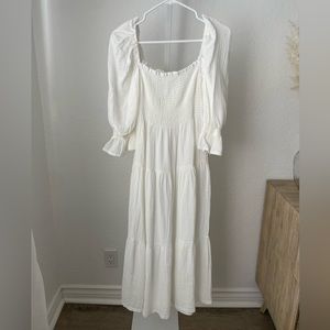 Nothing Fits But Kiko Dress in white